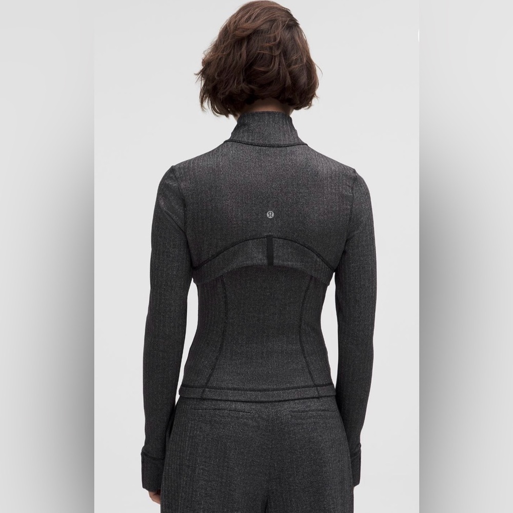 NWT Lululemon Athletica Defined Cropped Jacket Herringbone size 6 - Picture 2 of 8